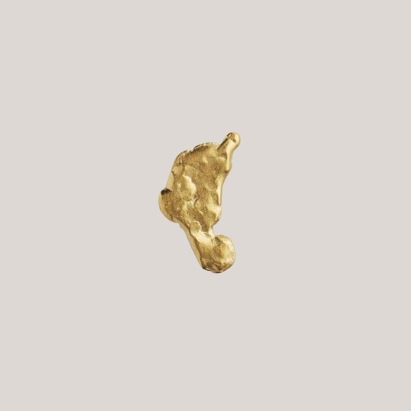 Golden Splash Earring, Ørestik Forgyldt - Stine A Ørestikkere  - 5712778020207