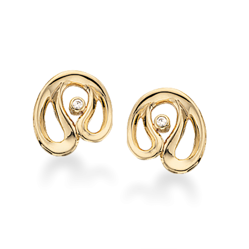 Scrouples 8 Karat Guld Ørestikker - Eksklusivt Tilbud!