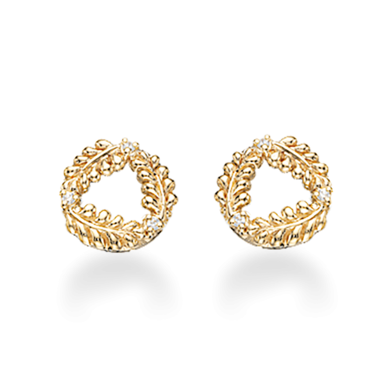 14 Karat Guld Ørestikker fra Scrouples – Tidløs Elegance