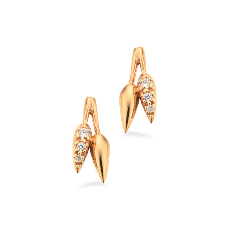 8 Karat Guld Fra Scrouples 121673 - Scrouples Øreringe  - 5704012426937