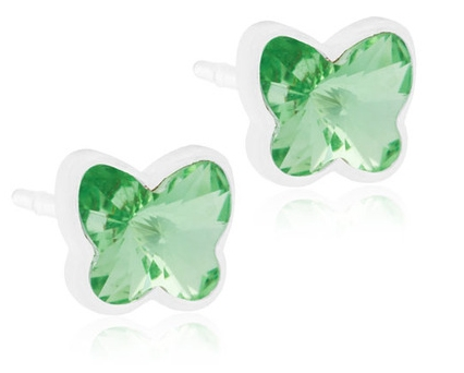Blomdahl Butterfly Green 5 - Blomdahl Øreringe  - 7330981510346