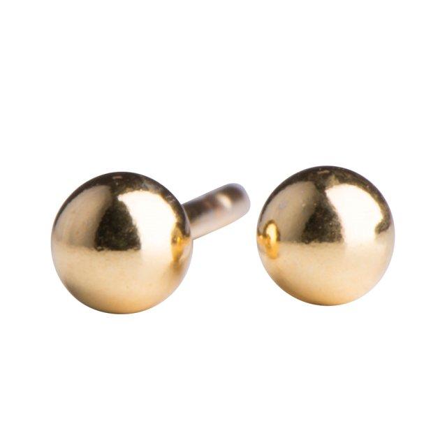 Nordahl 14 Karats Guld Kugle ørestiker, 6mm 3310185 - Nordahl Ørestikkere  - 1233690148700