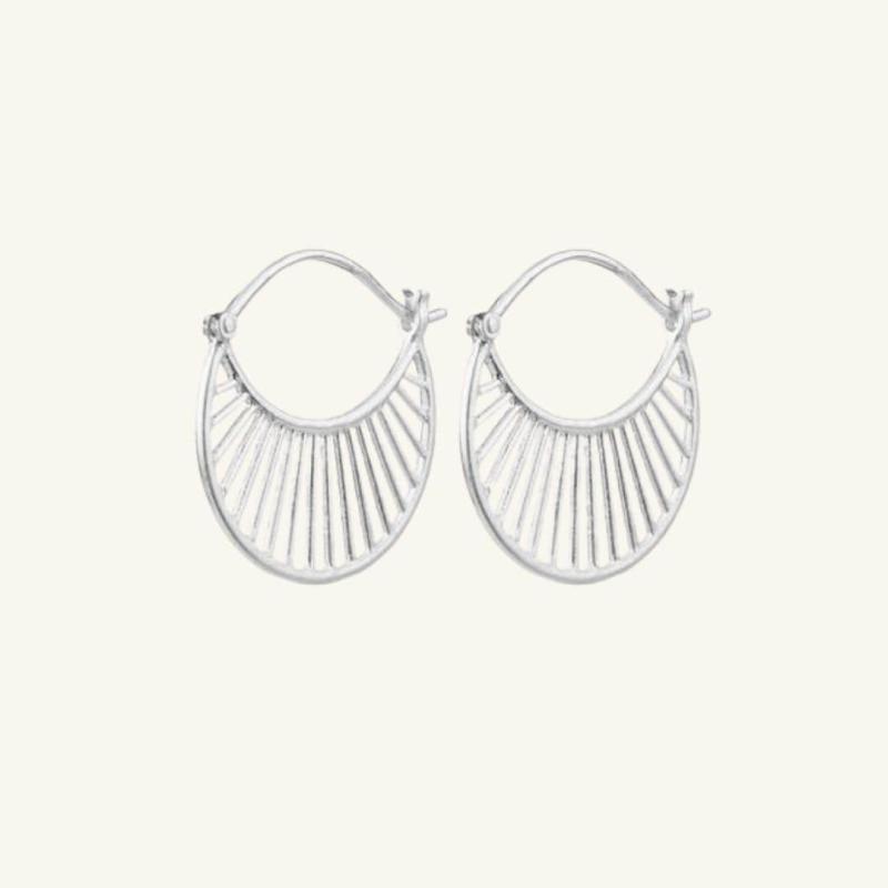 Daylight Earrings Silver, ølv øreringe Halvmåne Form - Øreringe  - 5711980006689
