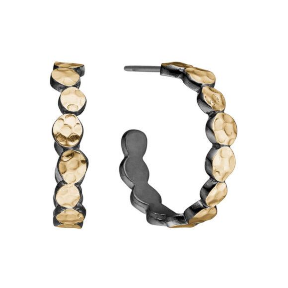 Birdie Comet Creol Sterling ølv Med 14 Karat Guld - By Birdie Øreringe  - 1200000147722