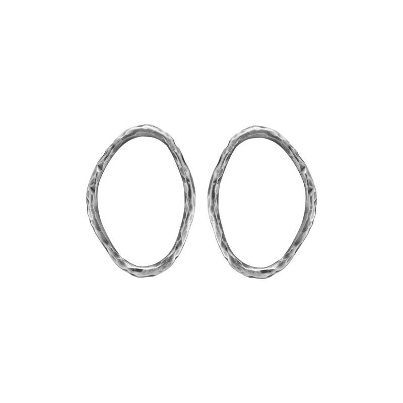 Ears Onassis Oval Silver Sterling ølv Fra Birdie - By Birdie Øreringe  - 1500000001262