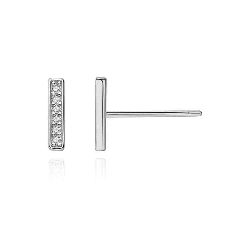 Cannes Ørestikker i 925 Sterling Sølv - Minimalistisk Design