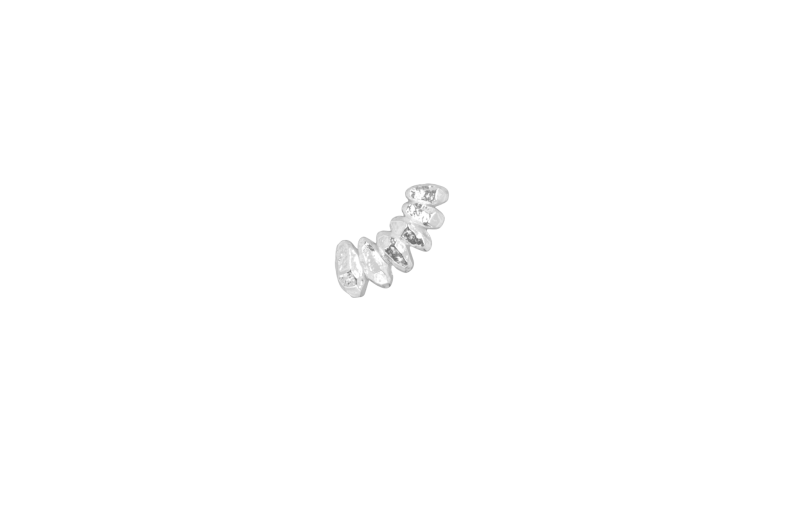 Elegant Sølv Isa Ørering - IX Studios 100% Genanvendt 925