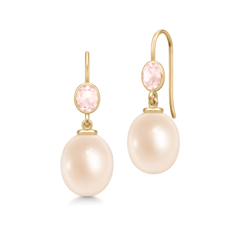 Rose Pearl Callas Øreringe - Elegante øreringe i sølv