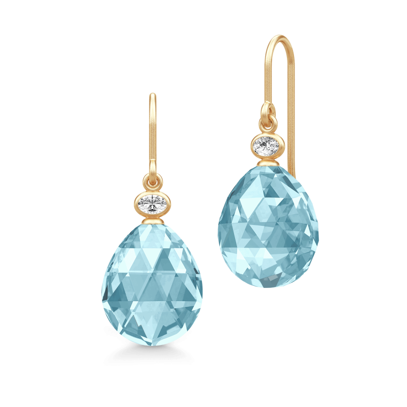 Ofelia Earring Ice Blue - Julie Sandlau Øreringe  - 5704465151738