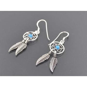 Drømmefanger ølv øreringe Spirituelle Smykker Godkarmashop - Claro Øreringe