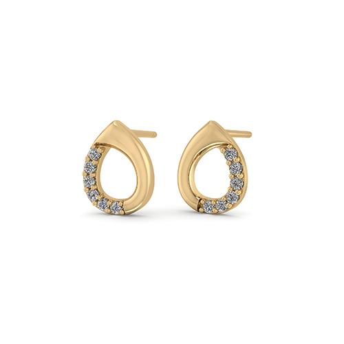8 Karat Guld Ørestikker – Elegante Smykker Tilbud