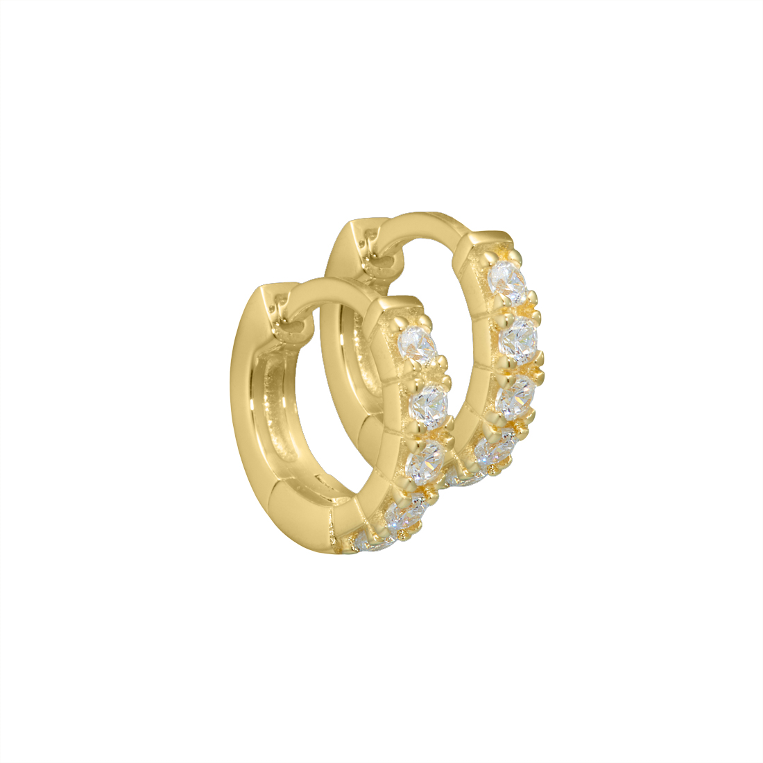 Darling Hoop Golden - Aqua Dulce Øreringe  - 5740013838331