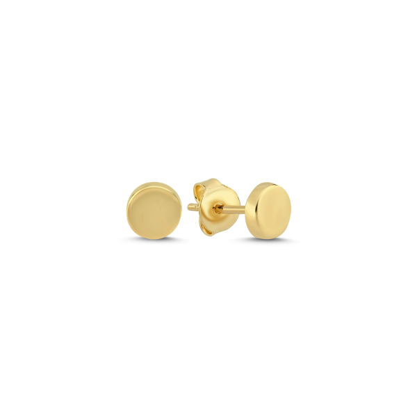 Melfia Coin Karat Guld Ørestikker Fra Nuran 2308113f - Nuran Øreringe  - 1500000004541