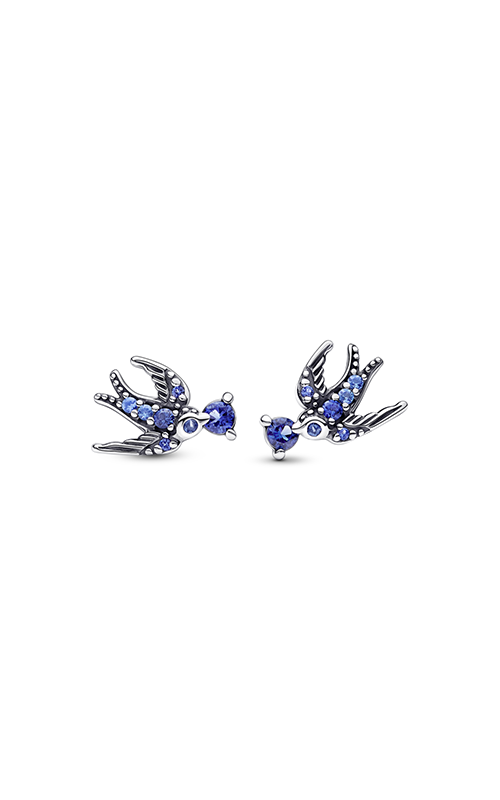 Funklende Svale Sterling Sølv Ørestikker Fra Pandora - Pandora Øreringe  - 1233330860177