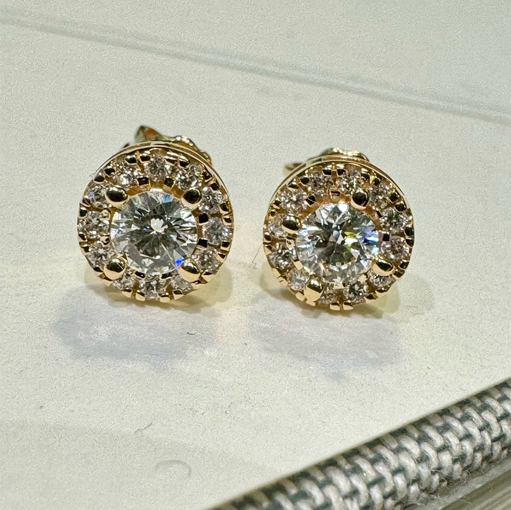 Henrik Ørsnes Design Ørestikker Karat Guld Med Brillanter Carat - Øreringe  - 1500000004120