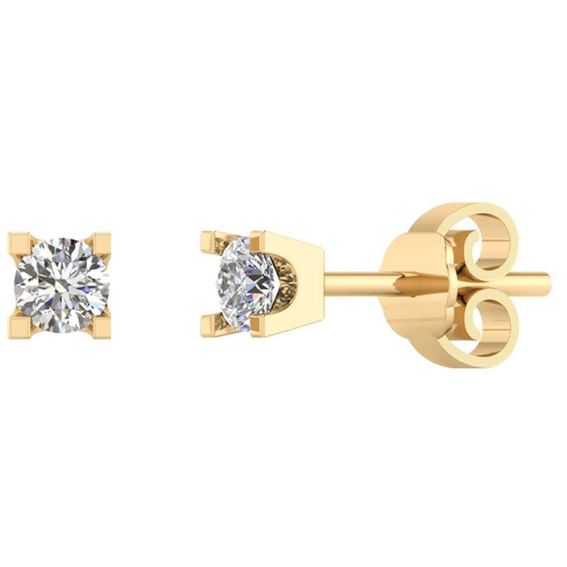 Karat Guld Fra Henrik Ørsnes Design Med Diamanter Carat - Øreringe  - 1211110064540