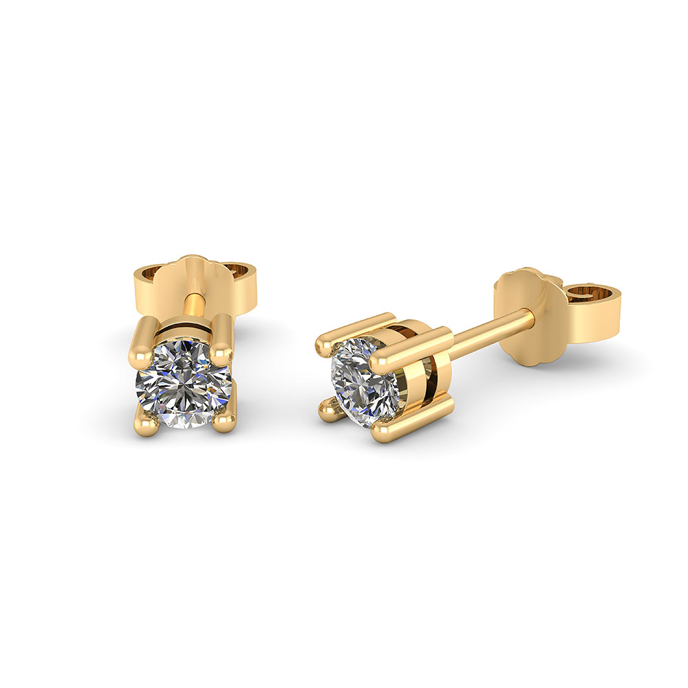 Karat Guld Fra Henrik Ørsnes Design Med Brillanter Carat - Øreringe  - 1500000001869