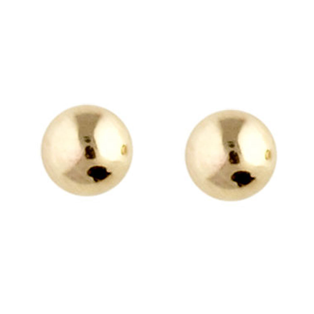 Nordahl Karat Guldkugle ørestikker 5mm 3310035 - Nordahl Ørestikkere  - 1233690113586