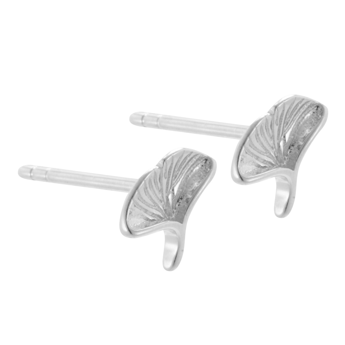 Biloba Earstud Silver - Aqua Dulce Ørestikkere  - 5740013840624