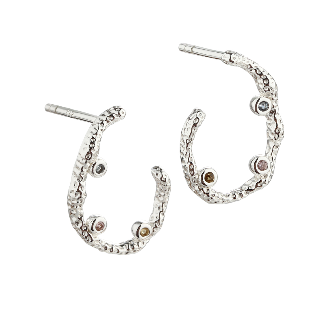 Barbara Earstud Silver - Aqua Dulce Øreringe  - 5740013852900
