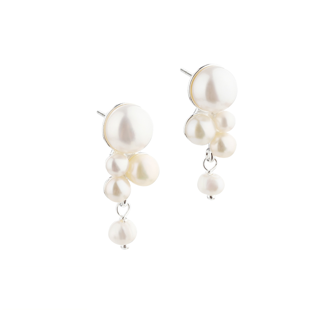 Bubbels Earstud Silver - Aqua Dulce Ørestikkere  - 5740013854478