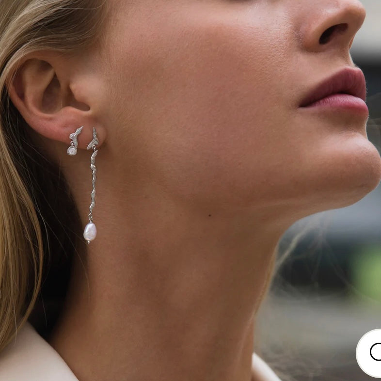 Sølv Fairy Lang Ørering - Izabel Camille Øreringe  - 5710143089491
