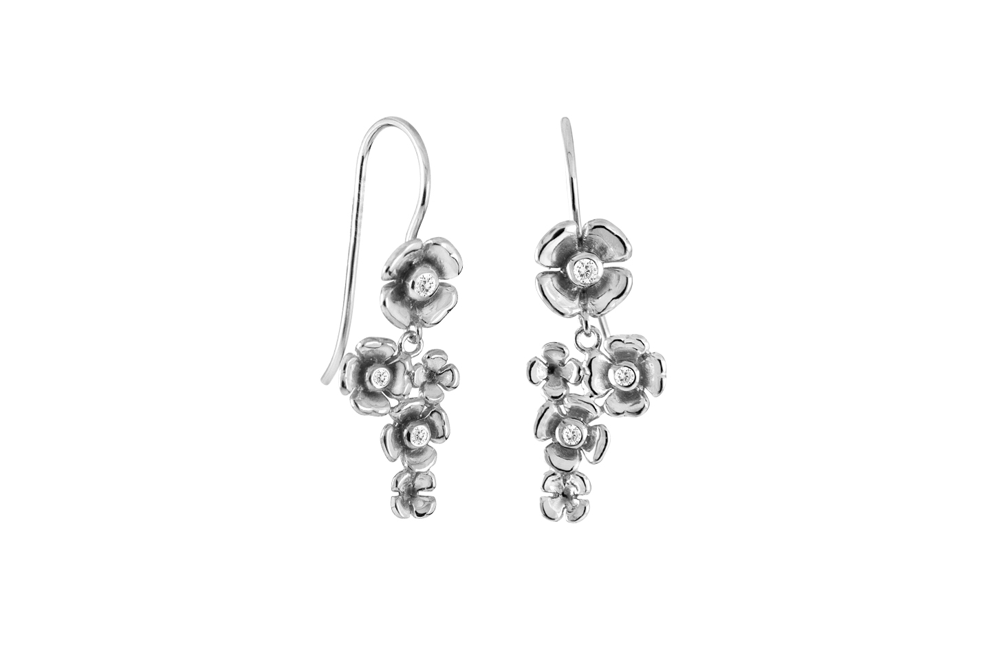 Blomster Sterling Sølv Fra Rabinovich 69816470 - Rabinovich Øreringe  - 1299990101869