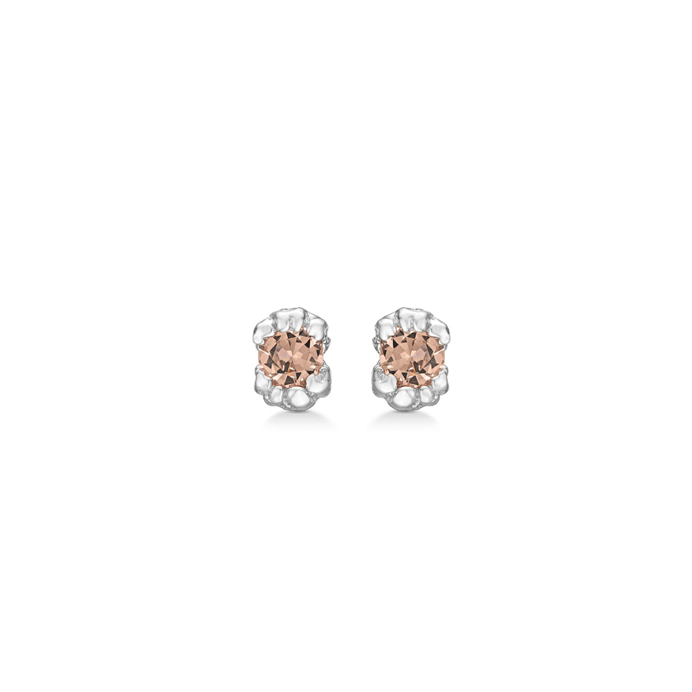 Studio Citrine Relieve Sølv ørestikker Med Orange Zirkonia 8117817 - Studio Z Ørestikkere  - 1233690199047