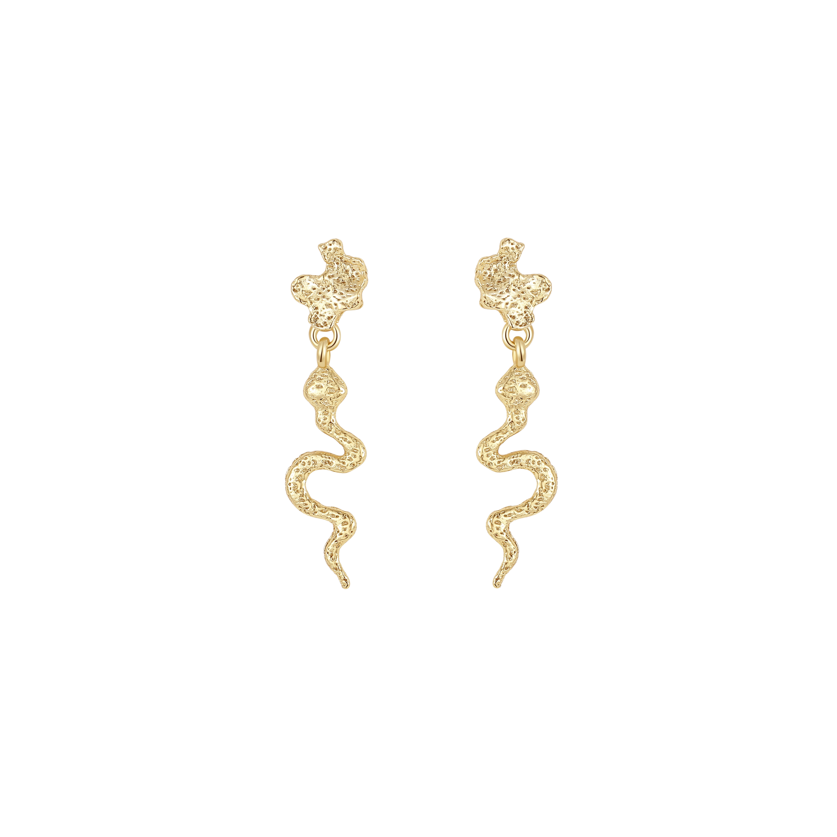 Adder Earrings Forgyldt - Nava Copenhagen Øreringe  - 5715461009008