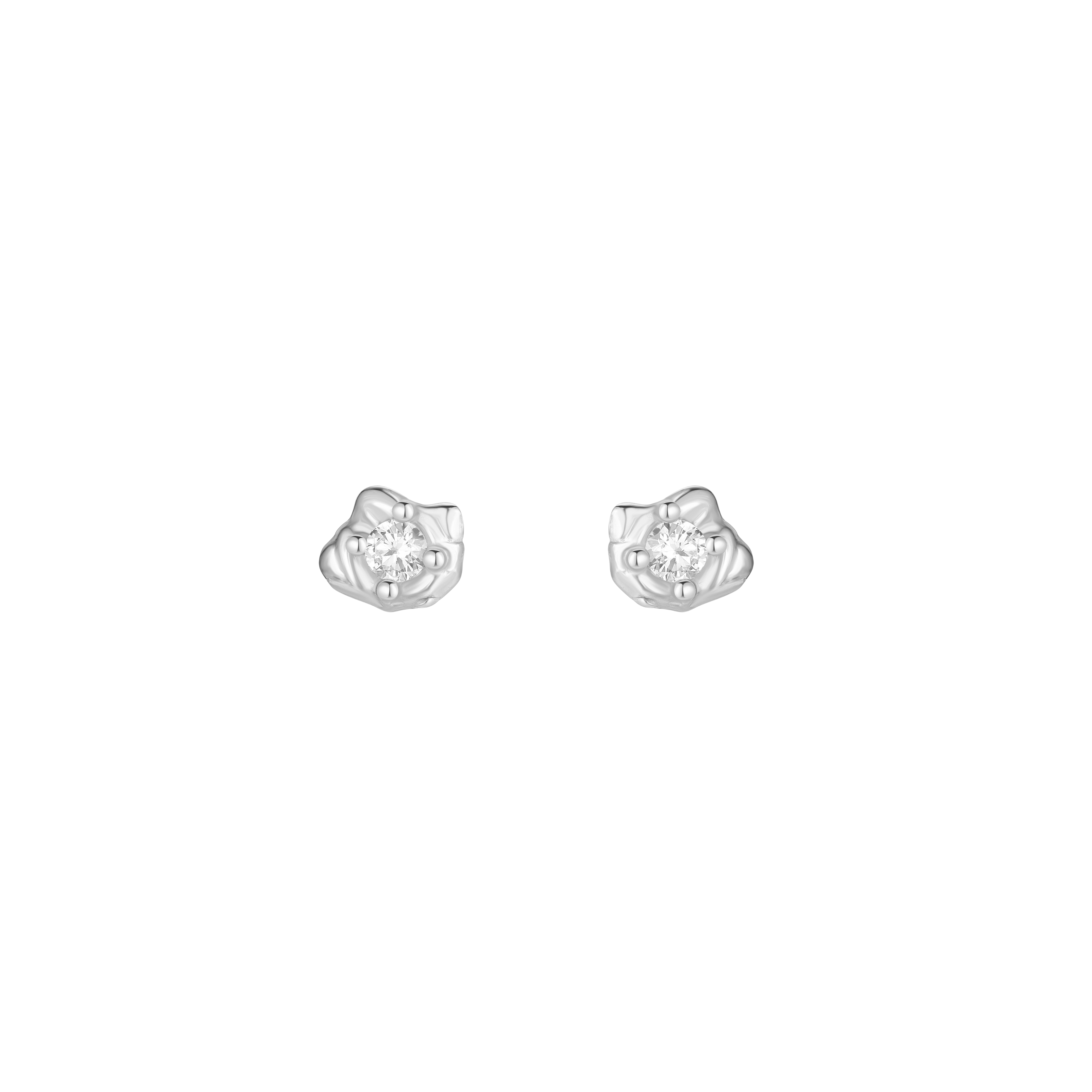 Adena Petite Studs Sølv - Nava Copenhagen Øreringe