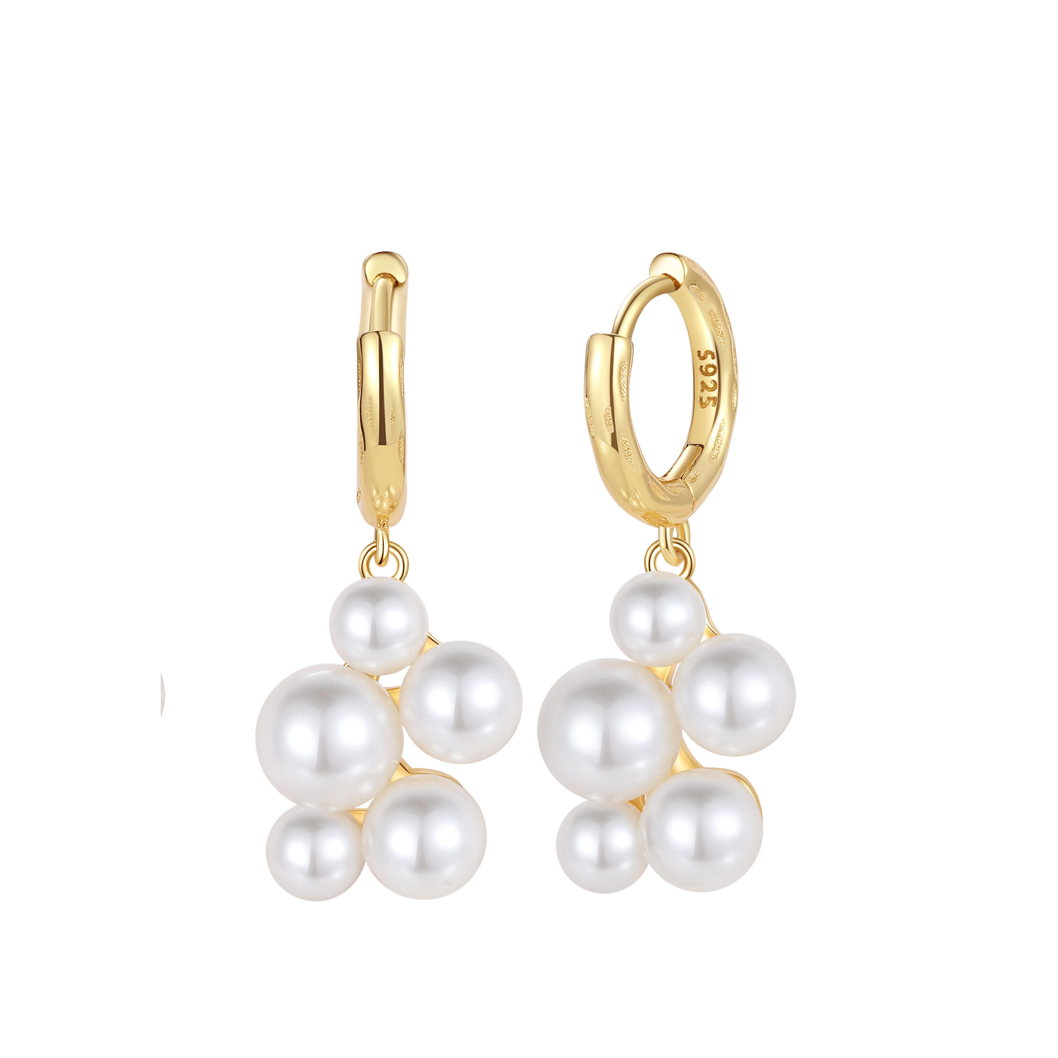 Aella Earrings Forgyldt - Nava Copenhagen Øreringe  - 05715461004997