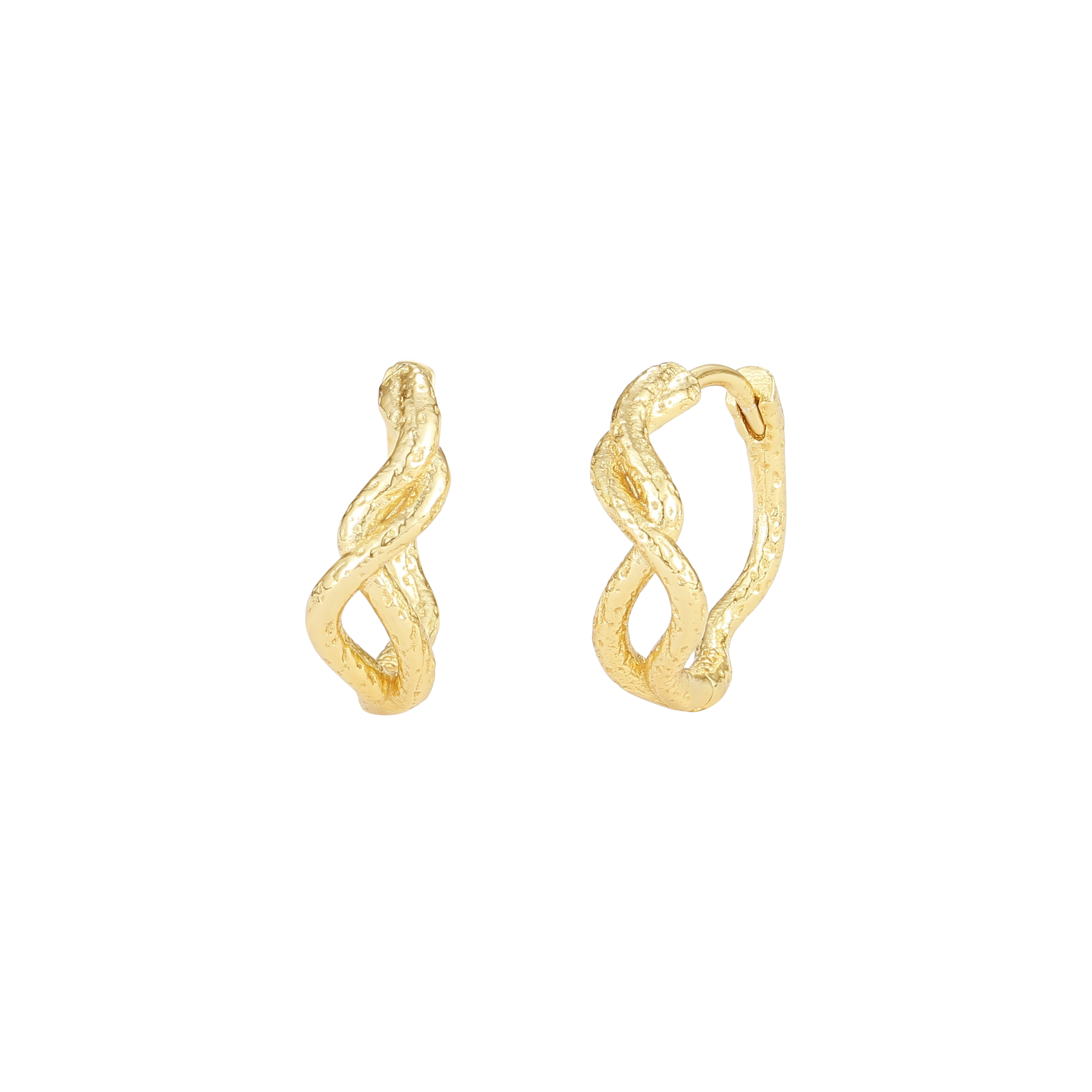 Ahi Earrings Forgyldt - Nava Copenhagen Øreringe  - 5715461008445