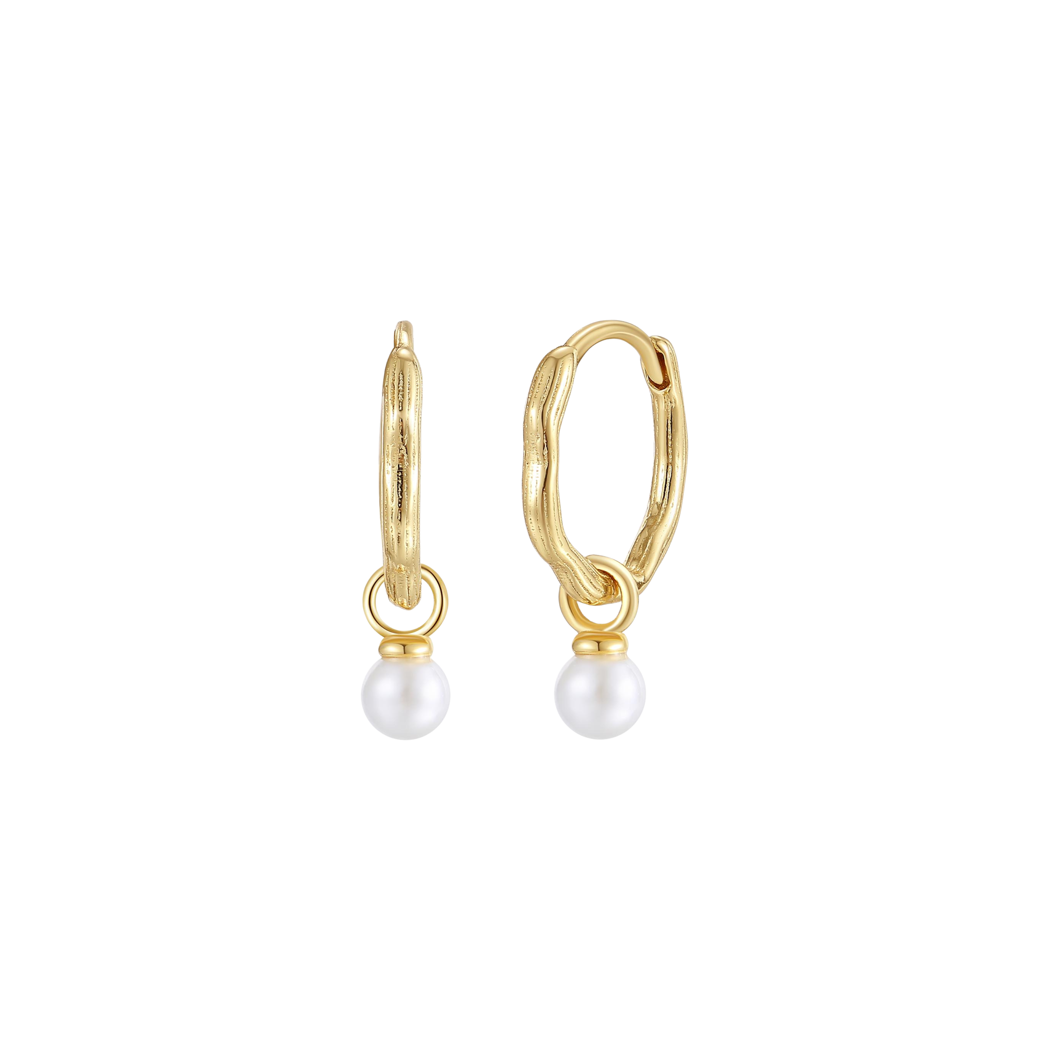 Alora Earrings Forgyldt - Nava Copenhagen Øreringe  - 5715461007820