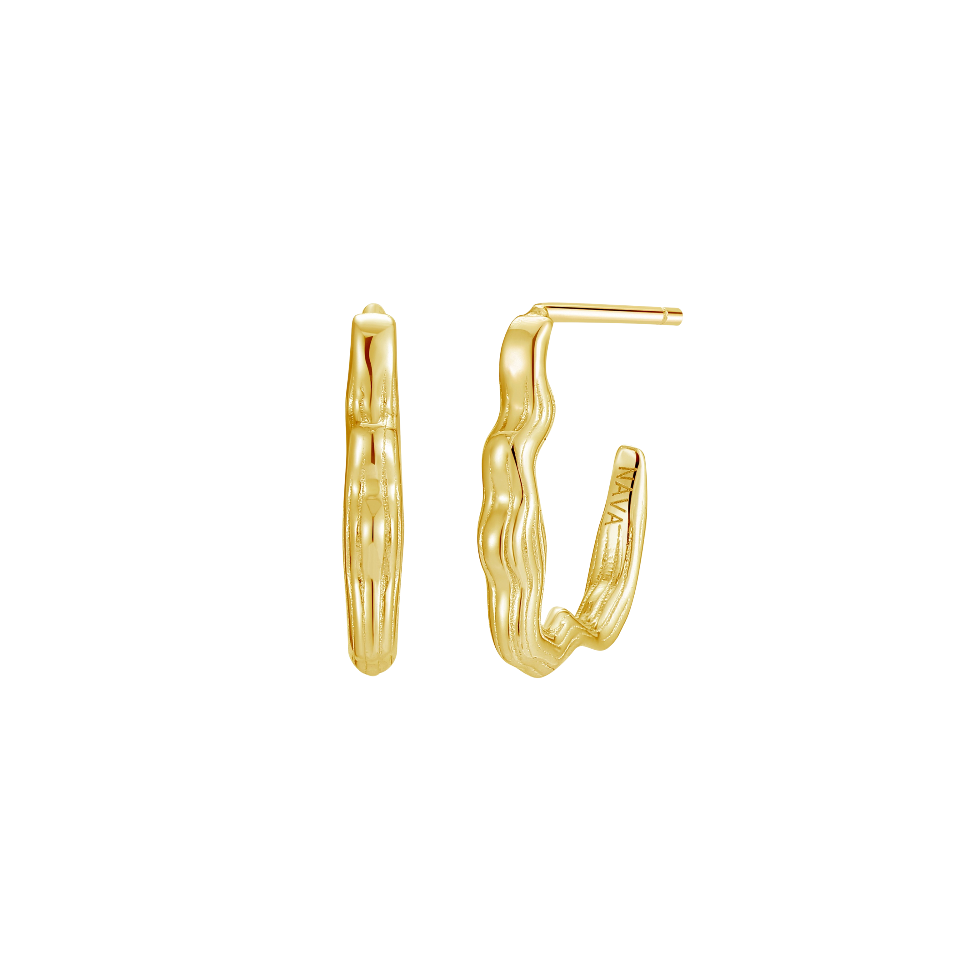 Alviva Earrings Forgyldt - Nava Copenhagen Øreringe  - 5715461007646