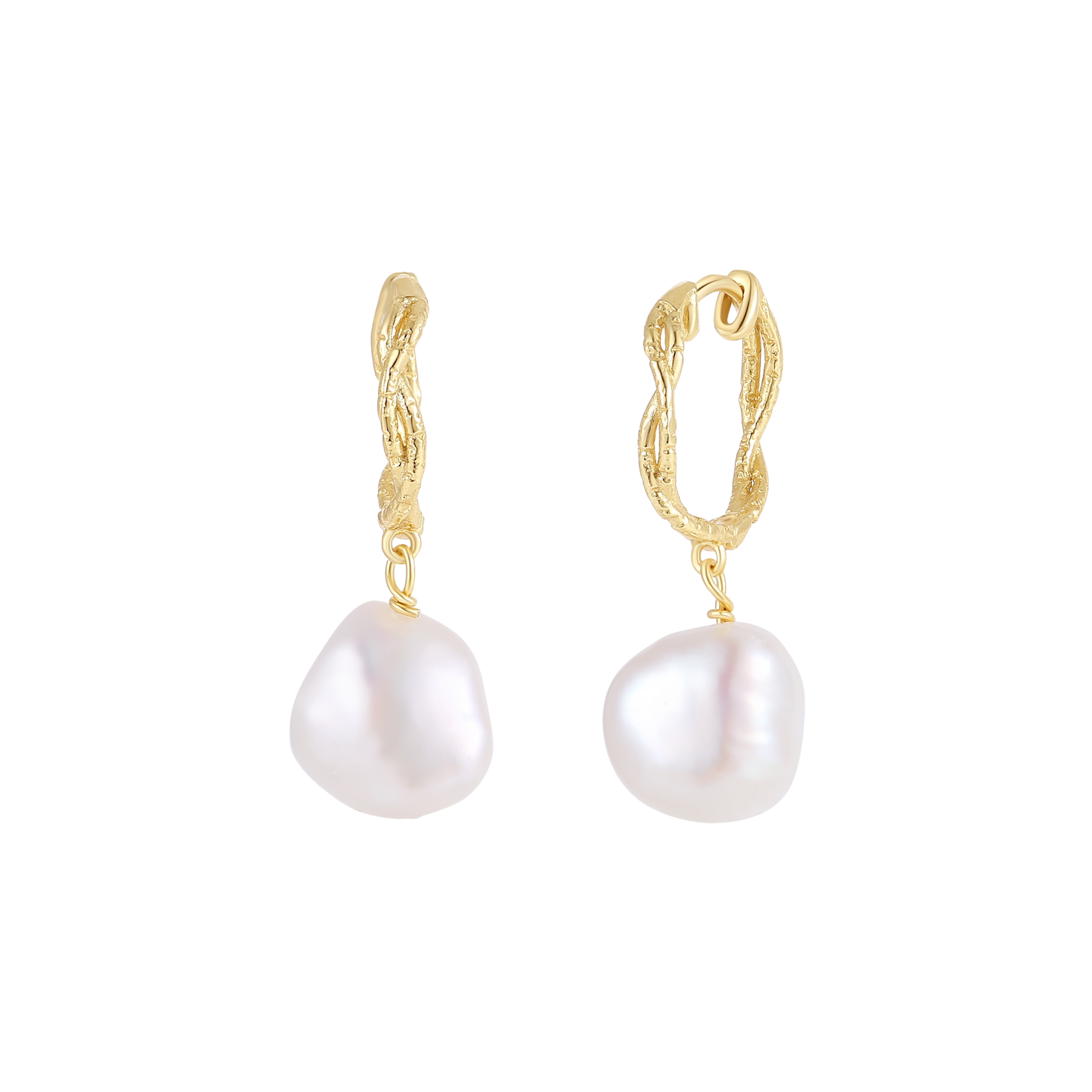 Amaru Earrings Forgyldt - Nava Copenhagen Øreringe  - 5715461008827