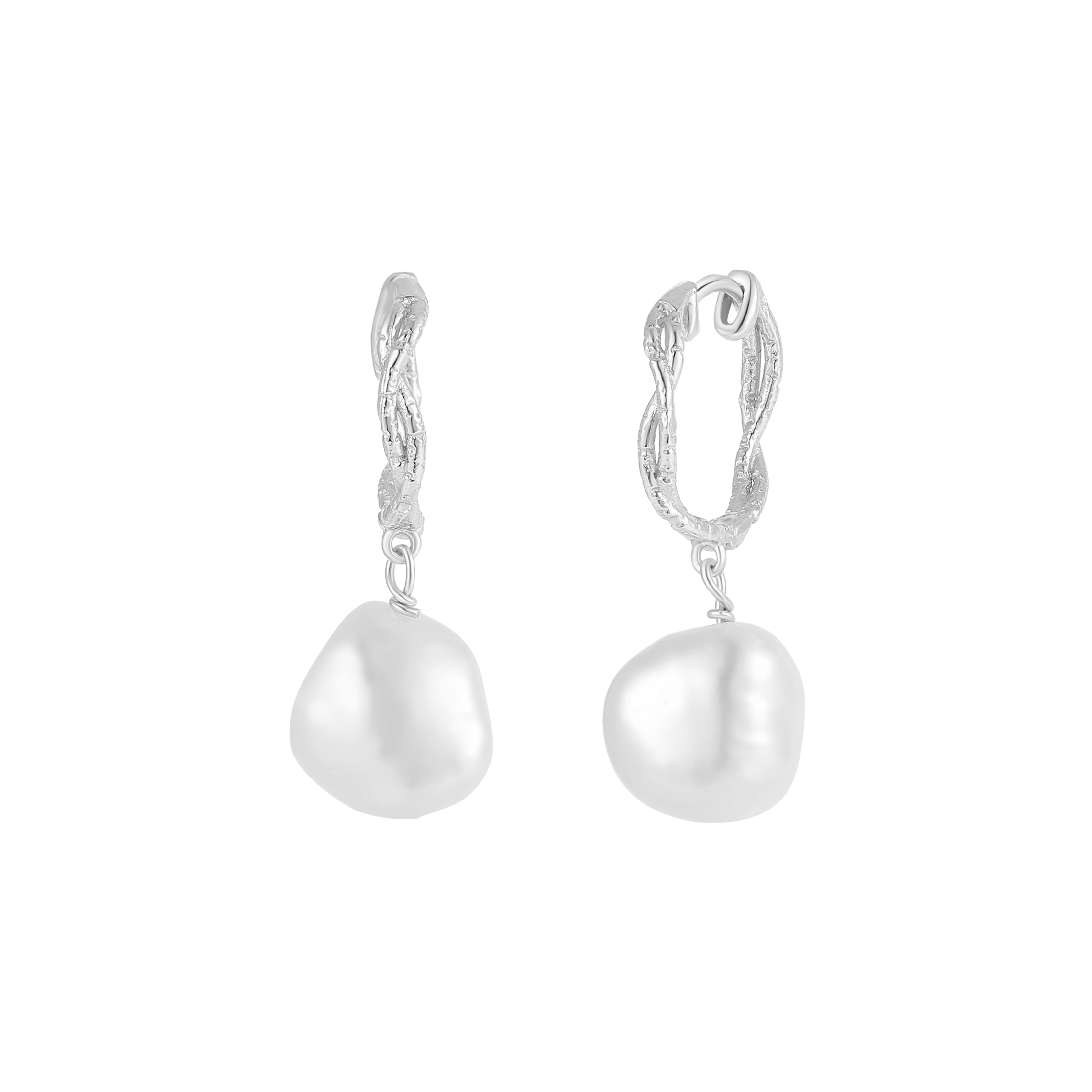 Amaru Earrings Sølv - Nava Copenhagen Øreringe  - 5715461008834