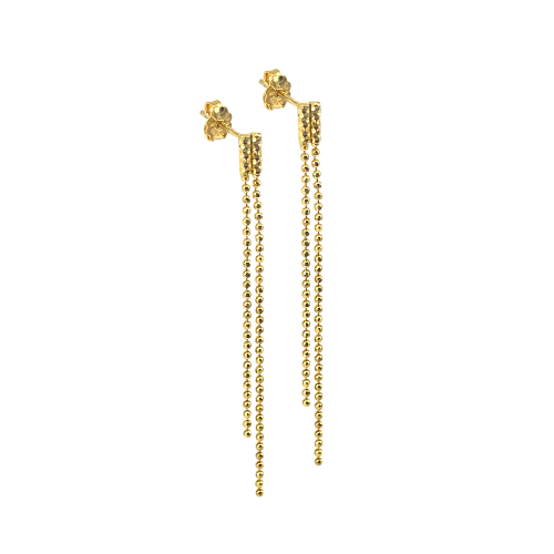 Dot Love Earstud Golden - Aqua Dulce Øreringe  - 5740013856076