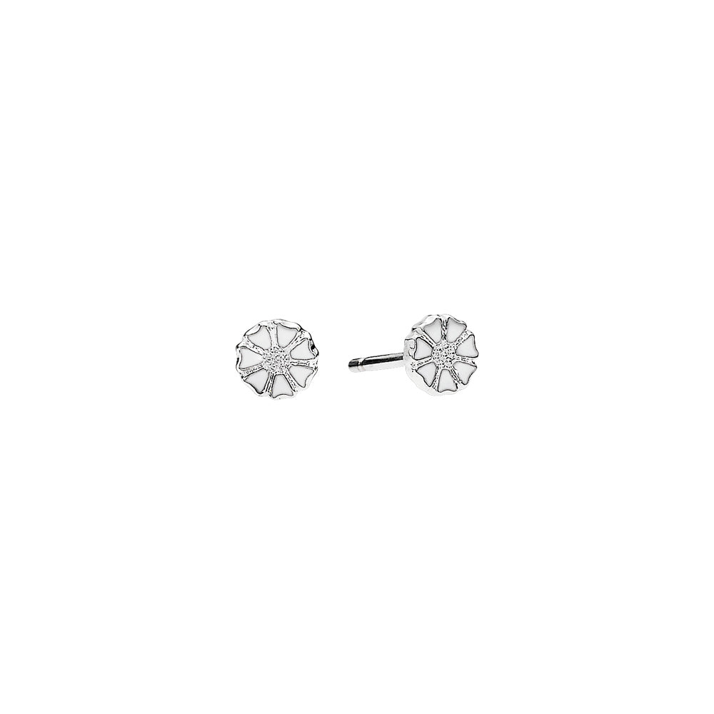 Lund Copenhagen 5mm Margurite øreringe Sølv 909050 - Lund Øreringe  - 1233690081724