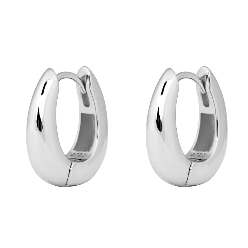 Lemon Story Moon Maxi Hoops Sterling Sølv - A Lemon Story Øreringe  - 5710002014695
