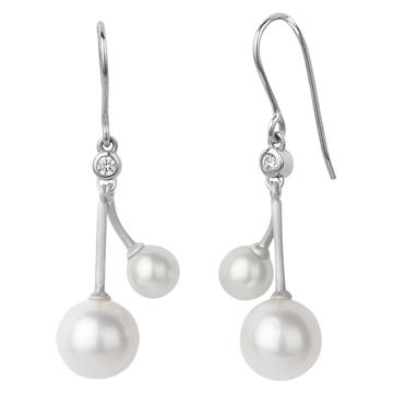Bybiehl Coco Cherry Sterling Sølv Med Ferskvandsperler - By Biehl Øreringe  - 1277771664642