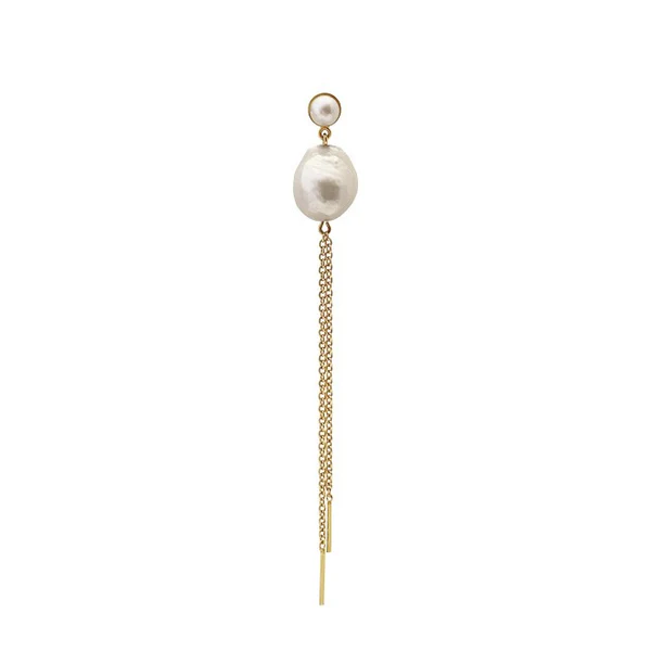 Heiring Pearl Earring Forgyldt Sølv Ørering Med Ferskvandsperle - Heiring Øreringe  - 1500000002140