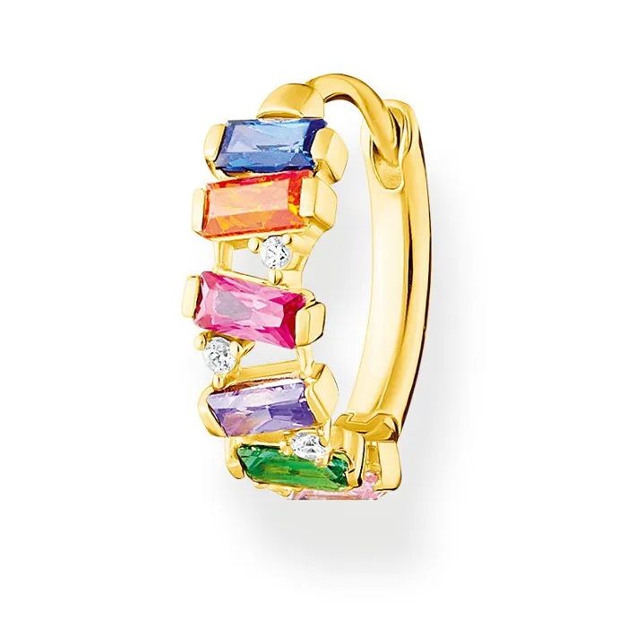 Thomas Sabo Hoop Colorful Stones - Øreringe  - 4051245500912