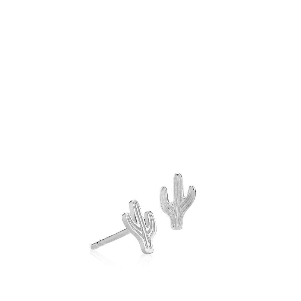 Sølv Petite Cactus Ørestikker Par - Sistie Ørestikkere