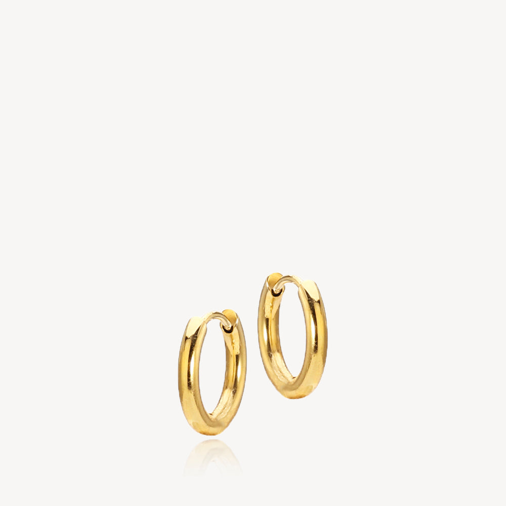 Guld Hoops Forgyldt - Sistie2nd Øreringe  - 5710143099636