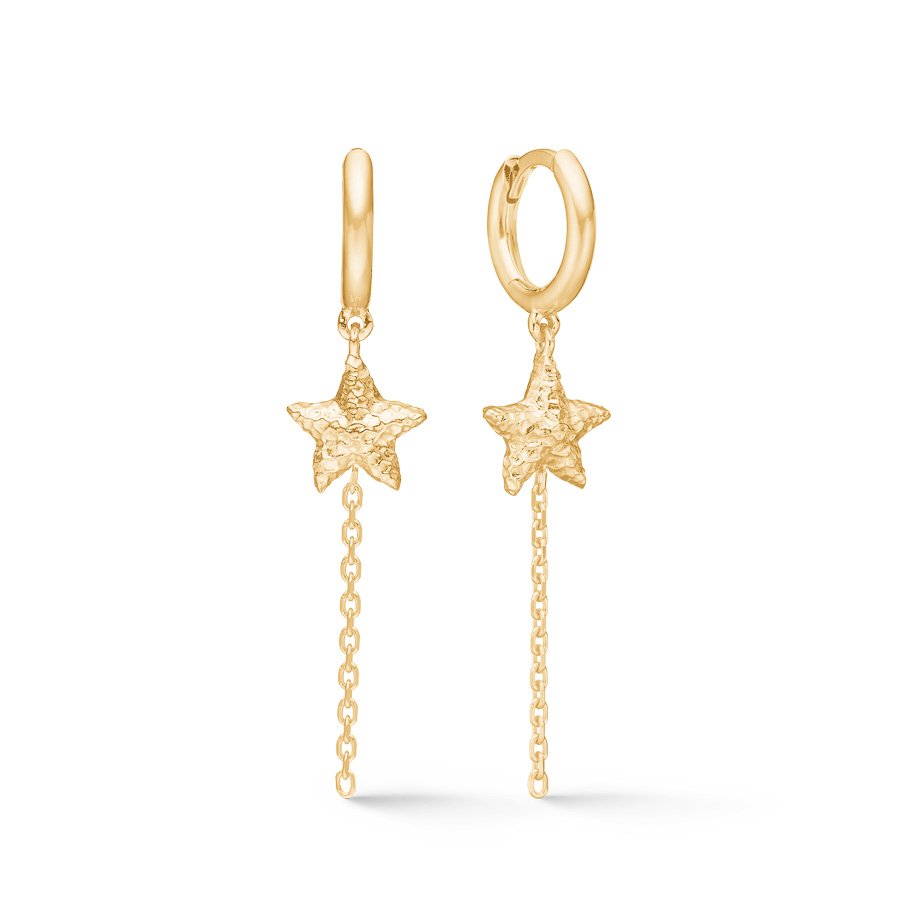 Starfish Lustre Creoler - Studio Z Øreringe  - 5713169120735