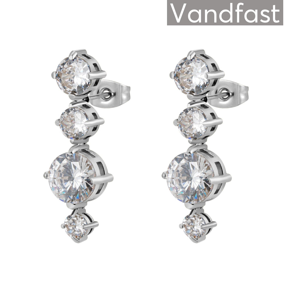 Annebrauner Madrid Klare Øreringe - Elegante CZ Øreringe