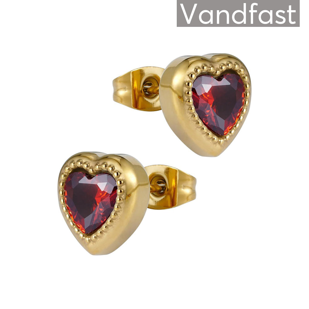 Annebrauner Passion Heart Red - øreringe Øreringe  - 2003580347556