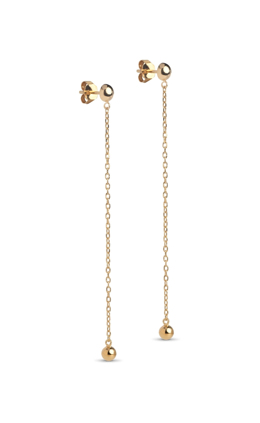 925S/GP Enamel Copenhagen Balloon Gold Colour - Øreringe  - 5714274033729