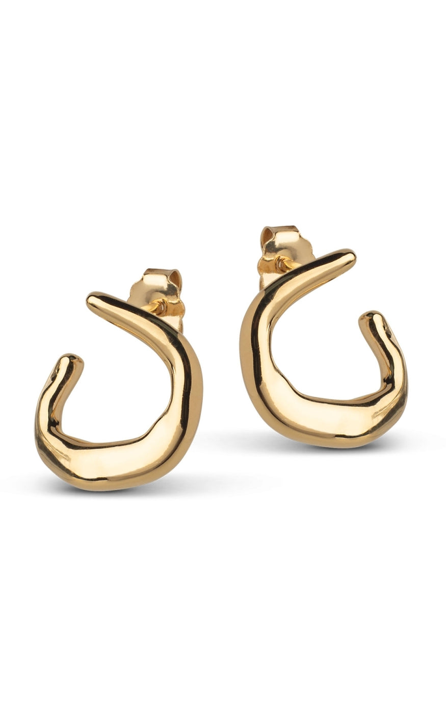 925S/GP Enamel Copenhagen Inga Gold Colour - Øreringe  - 5714274033651