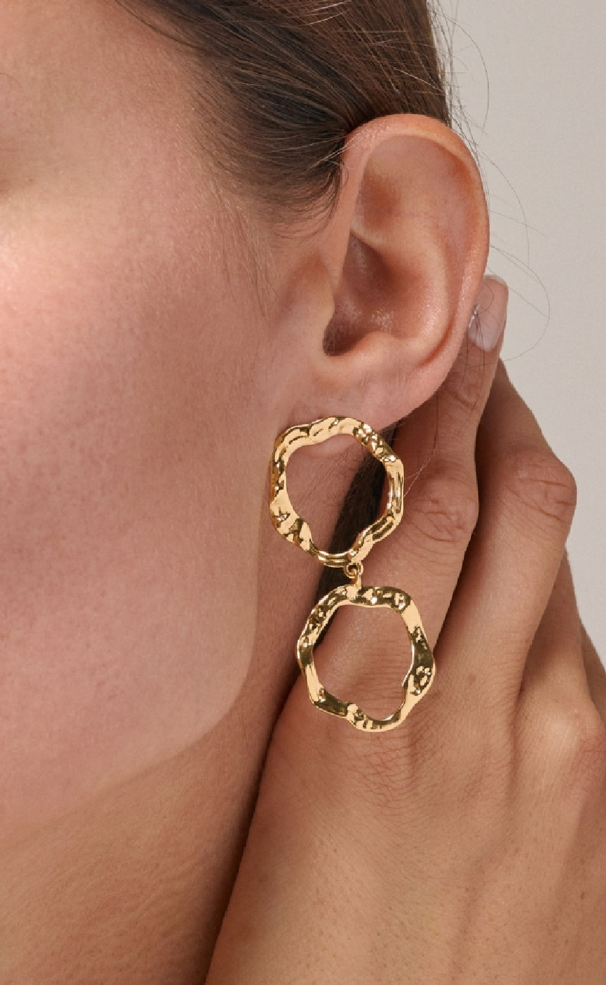925S/GP Enamel Copenhagen Miriam Gold Colour - Øreringe  - 5714274033736